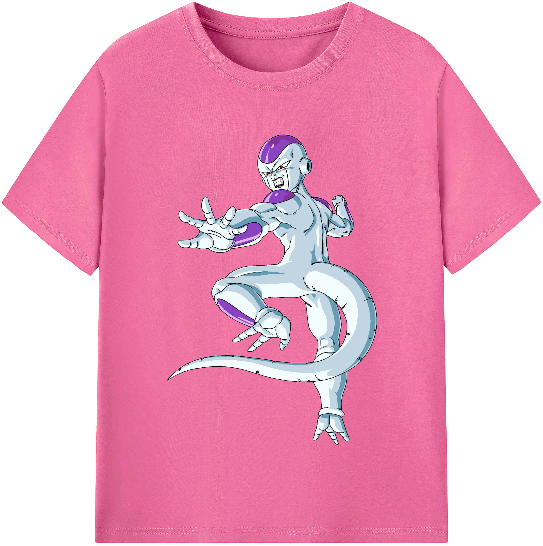 （画像用） ドラゴンボール フリーザ DRAGON BALL Frieza レディースカジュアルプリントTシャツ（綿100％）